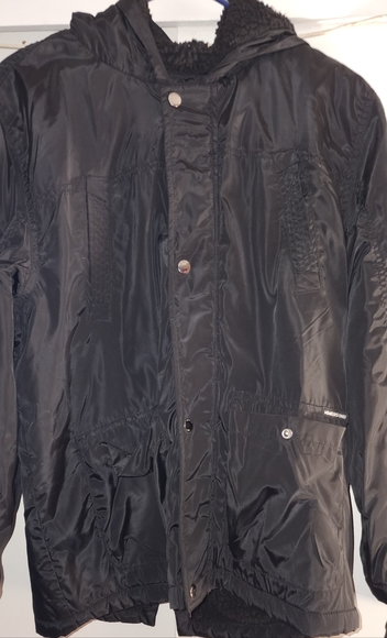 BOY'S SATIN MID WEIGHT ANORAK JACKET - Picture 4 of 4